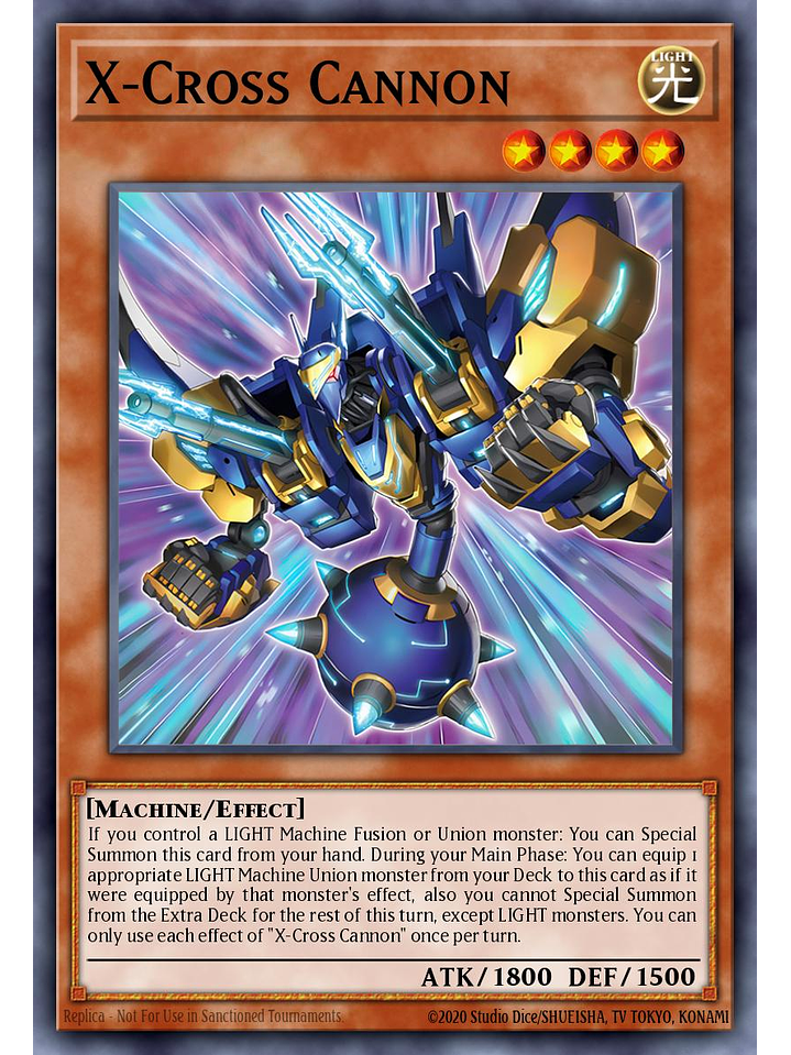 X-Cross Cannon - MZTM-EN018 - Collector's Rare 1st Edition 1