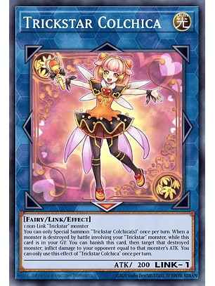 Trickstar Colchica - MZTM-EN028 - Super Rare 1st Edition