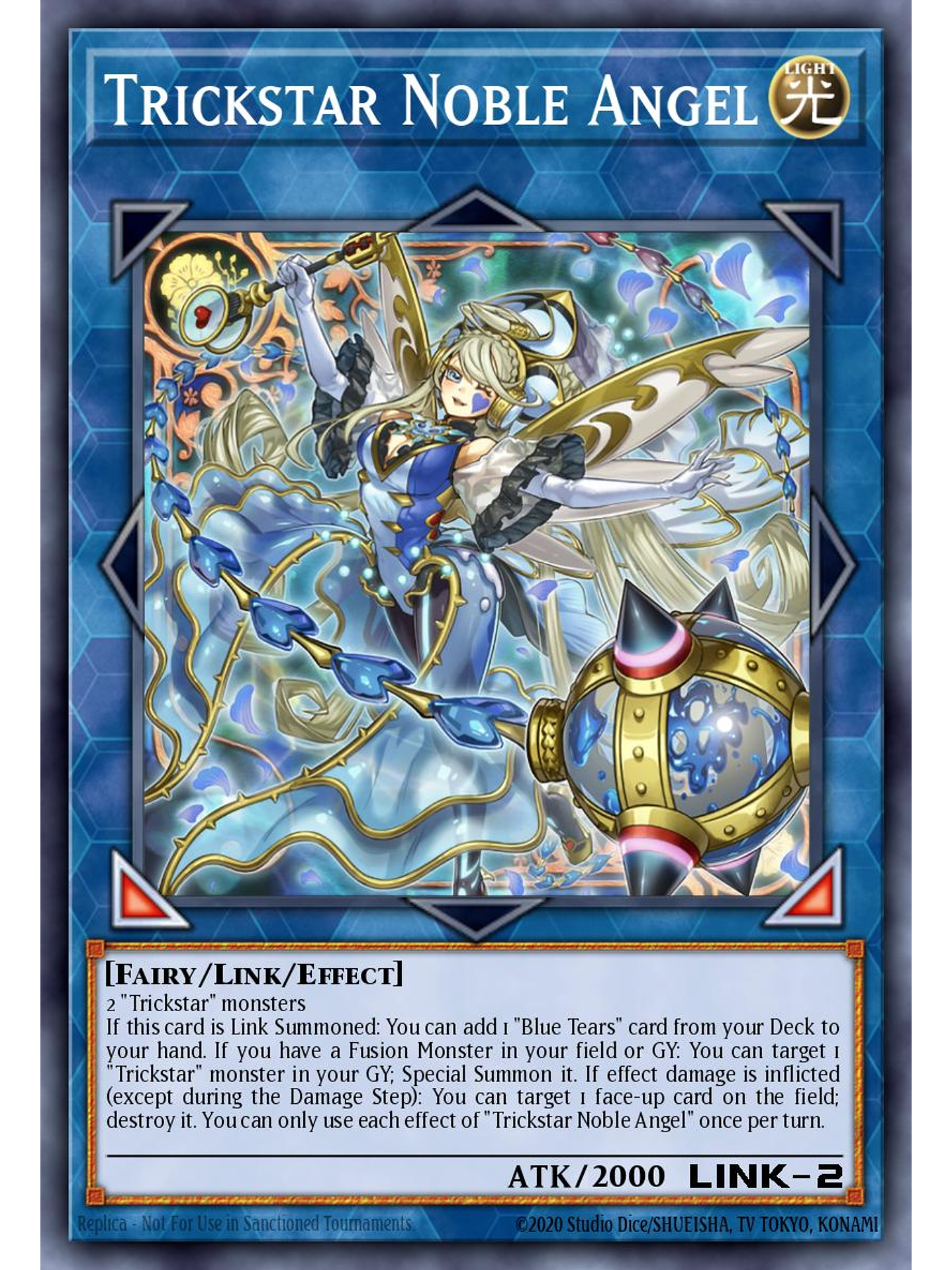 Trickstar Noble Angel - MZTM-EN029 - Super Rare 1st Edition 1