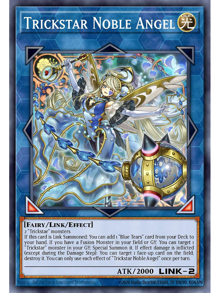 Trickstar Noble Angel - MZTM-EN029 - Super Rare 1st Edition 1