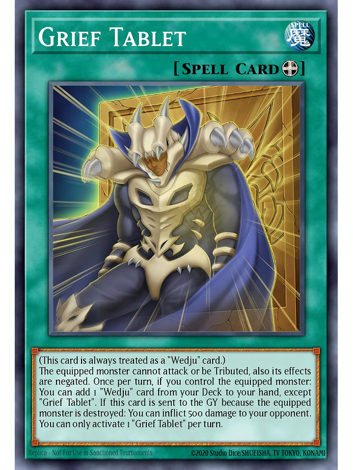 Grief Tablet - MZTM-EN032 - Super Rare 1st Edition 1