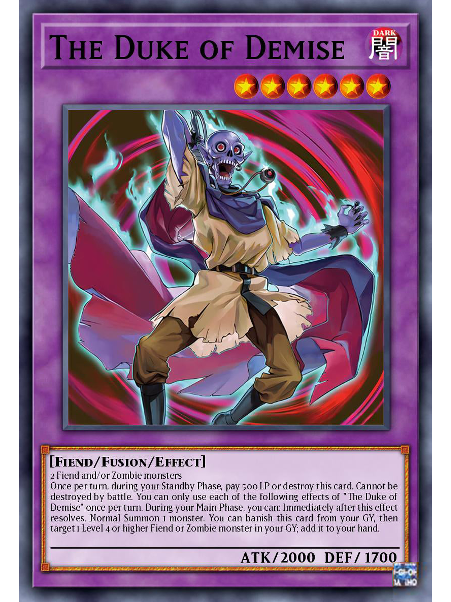 The Duke of Demise - MZTM-EN033 - Ultra Rare 1st Edition 1