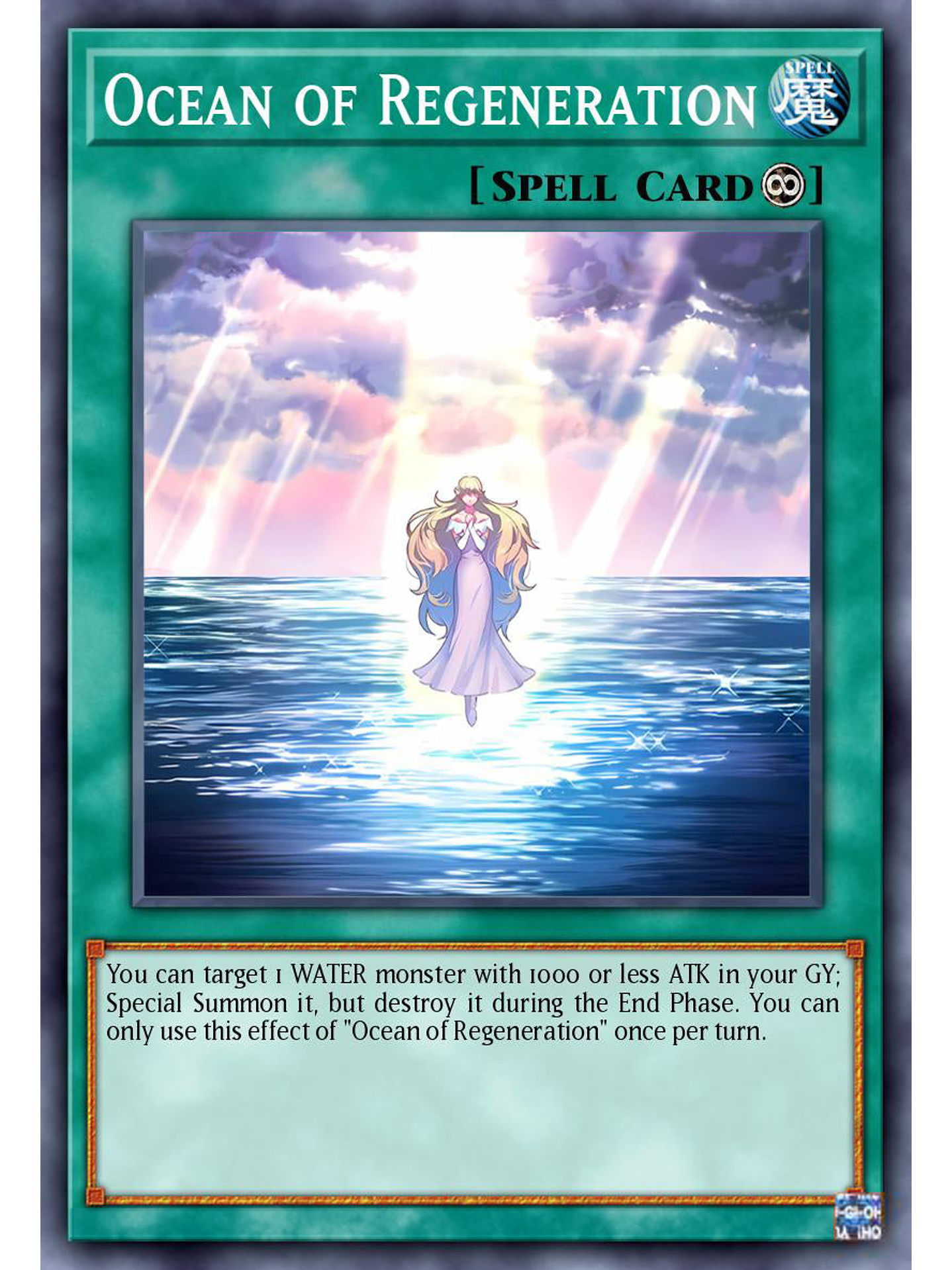 Ocean of Regeneration - MZTM-EN036 - Super Rare 1st Edition 1