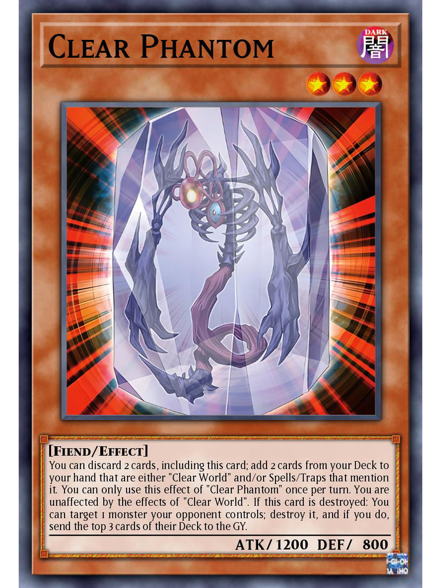 Clear Phantom - MZTM-EN037 - Super Rare 1st Edition 1