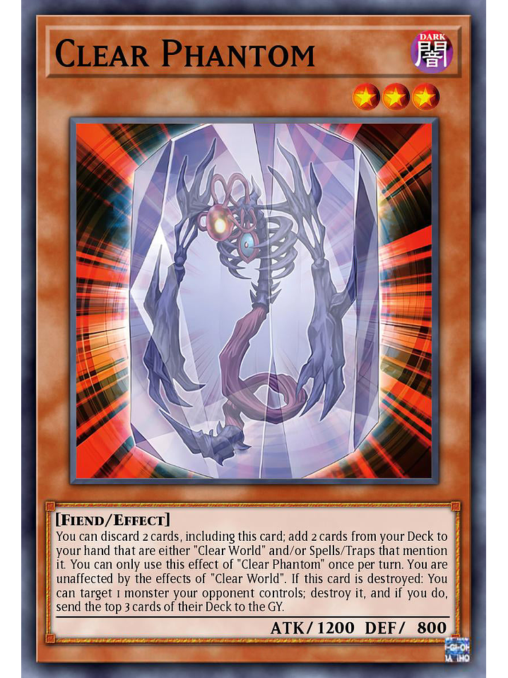 Clear Phantom - MZTM-EN037 - Super Rare 1st Edition 1