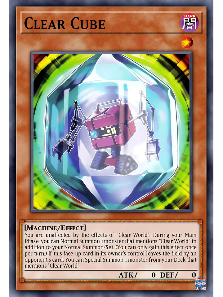 Clear Cube - MZTM-EN039 - Rare 1st Edition 1