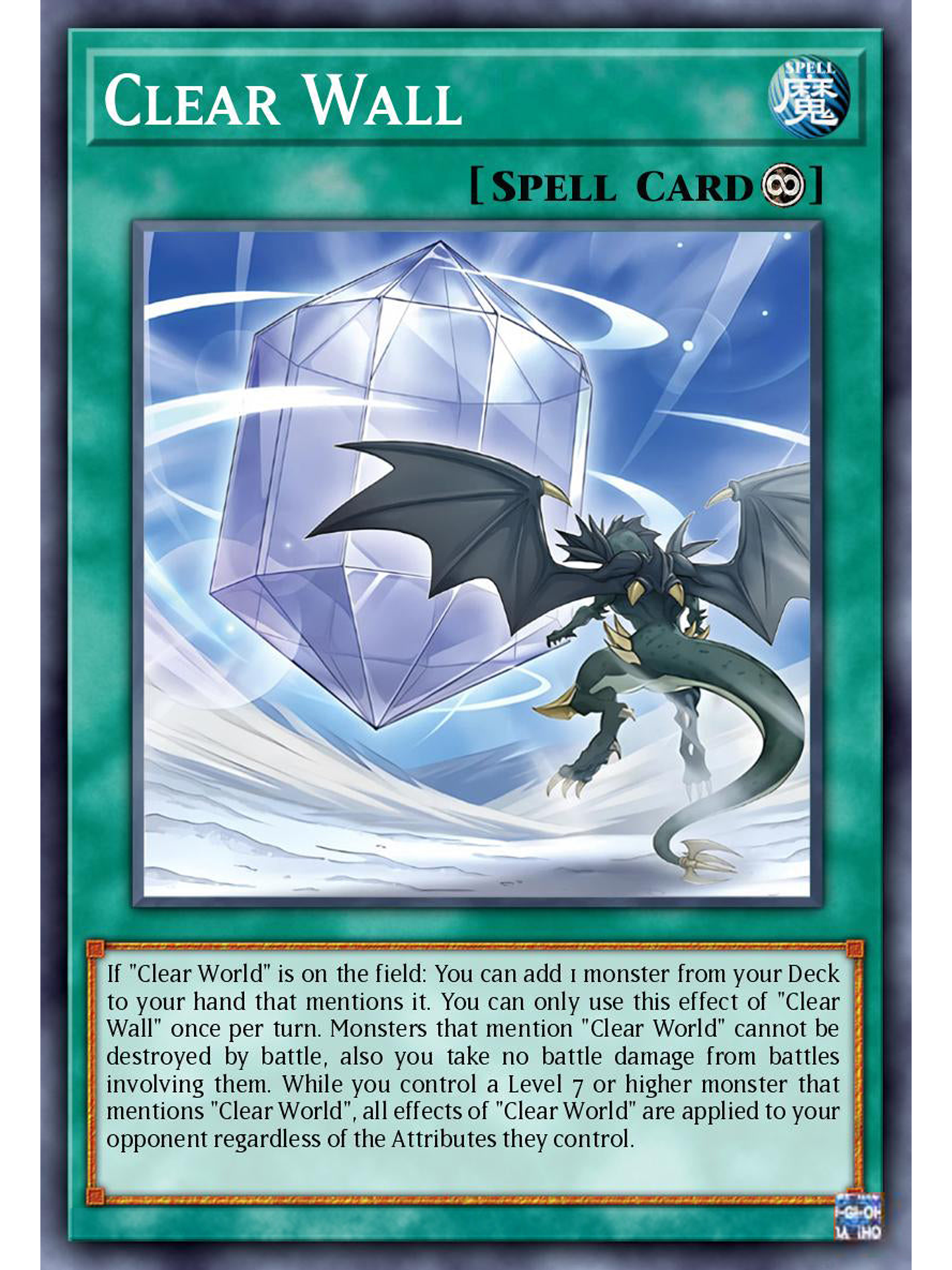 Clear Wall - MZTM-EN041 - Super Rare 1st Edition 1