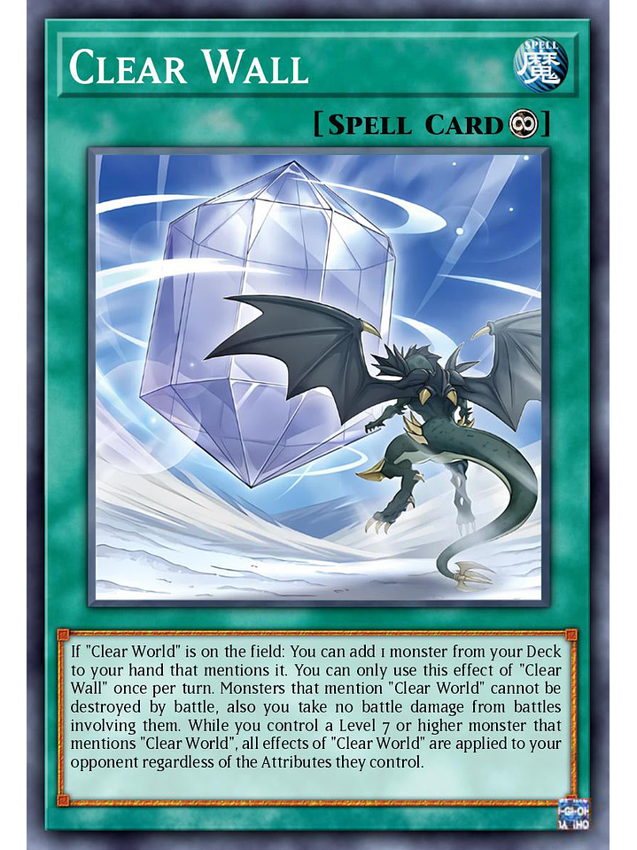 Clear Wall - MZTM-EN041 - Super Rare 1st Edition 1