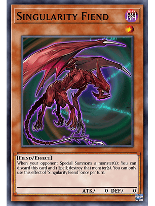 Singularity Fiend - MZTM-EN042 - Secret Rare 1st Edition