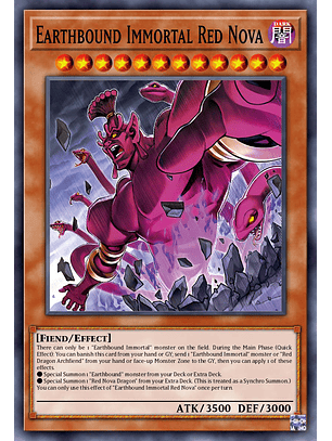 Earthbound Immortal Red Nova - MZTM-EN044 - Super Rare 1st Edition