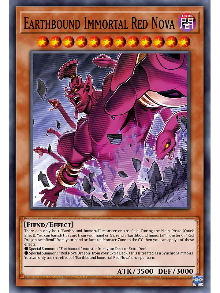 Earthbound Immortal Red Nova - MZTM-EN044 - Super Rare 1st Edition 1