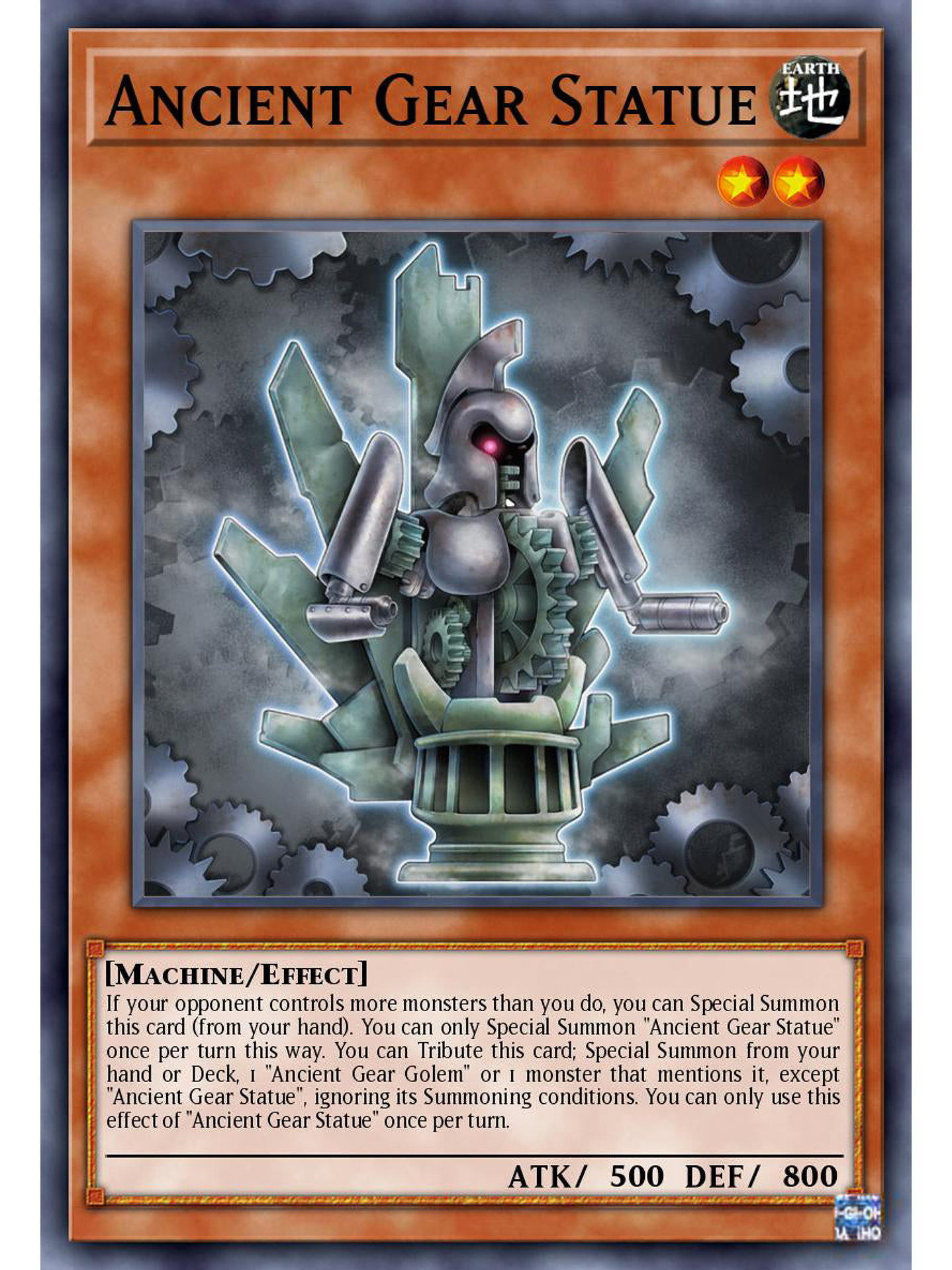 Ancient Gear Statue - MZTM-EN045 - Ultra Rare 1st Edition 1