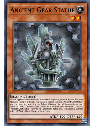 Ancient Gear Statue - MZTM-EN045 - Ultra Rare 1st Edition