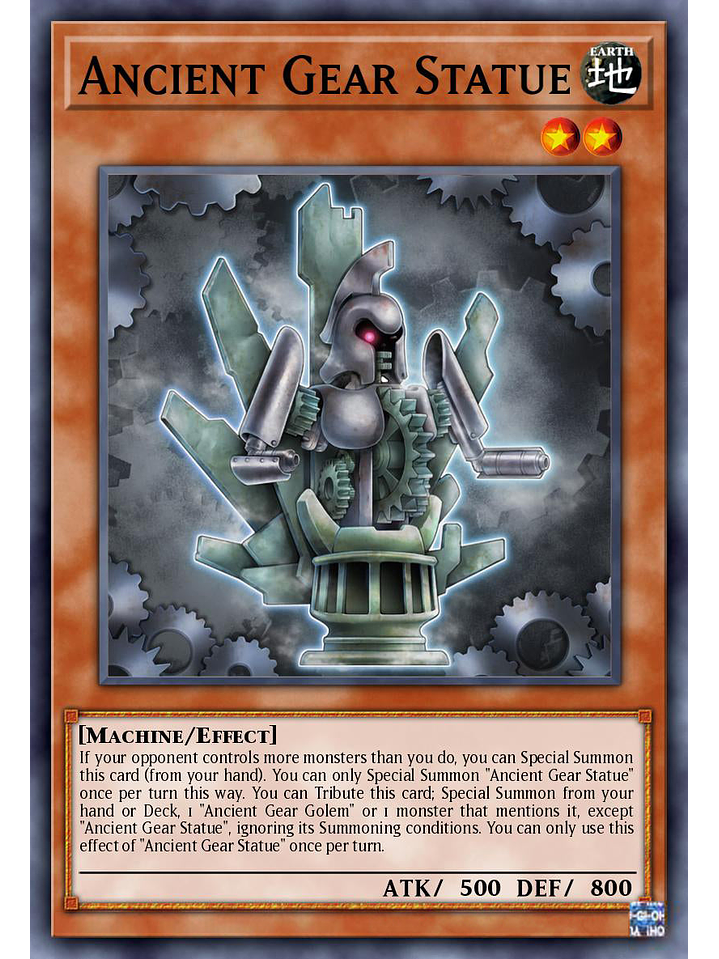 Ancient Gear Statue - MZTM-EN045 - Ultra Rare 1st Edition 1