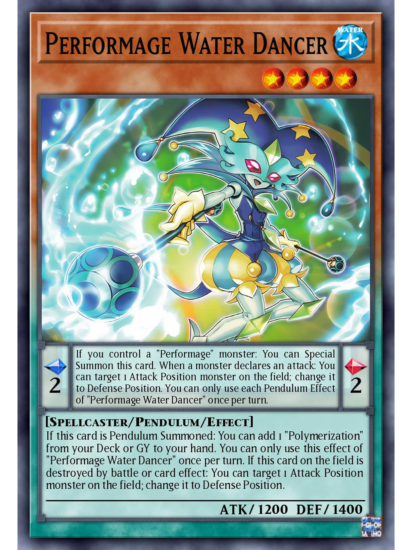 Performage Water Dancer - MZTM-EN050 - Rare 1st Edition 1