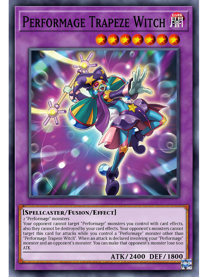 Performage Trapeze Witch - MZTM-EN053 - Super Rare 1st Edition 1