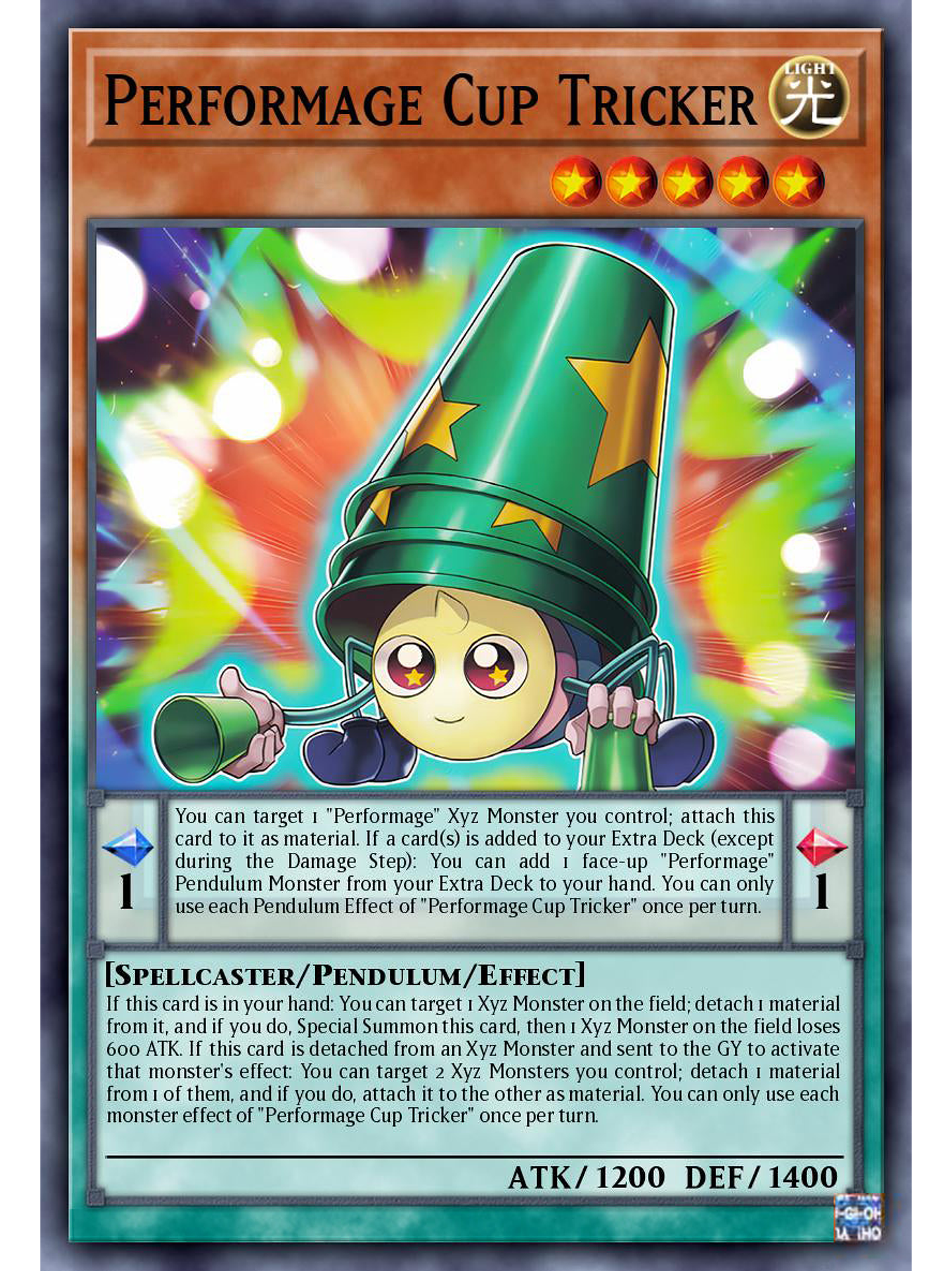 Performage Cup Tricker - MZTM-EN052 - Rare 1st Edition 1