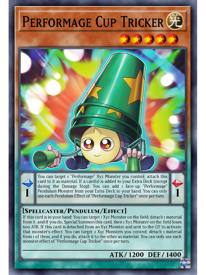 Performage Cup Tricker - MZTM-EN052 - Rare 1st Edition 1