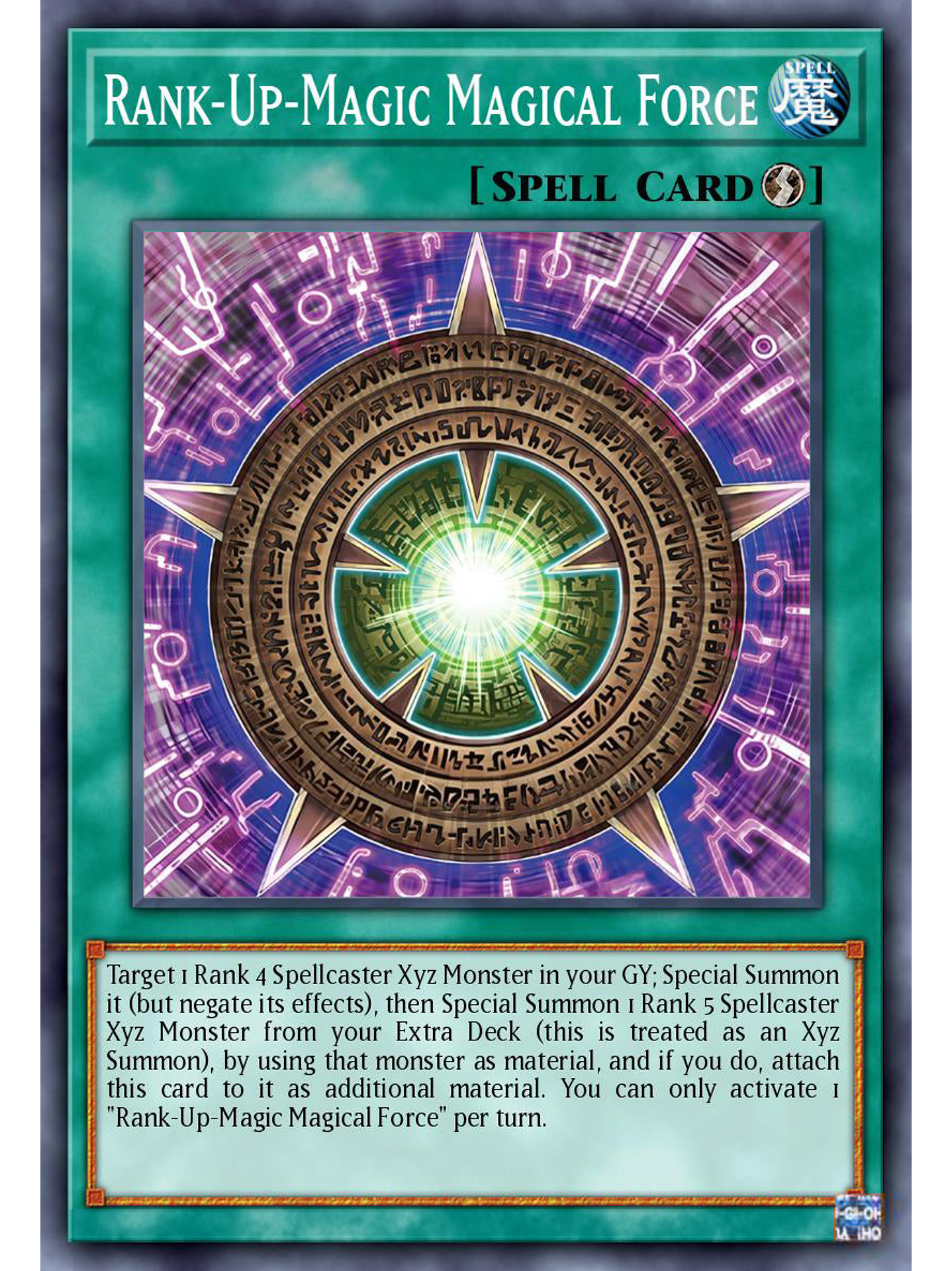 Rank-Up-Magic Magical Force - MZTM-EN056 - Rare 1st Edition 1