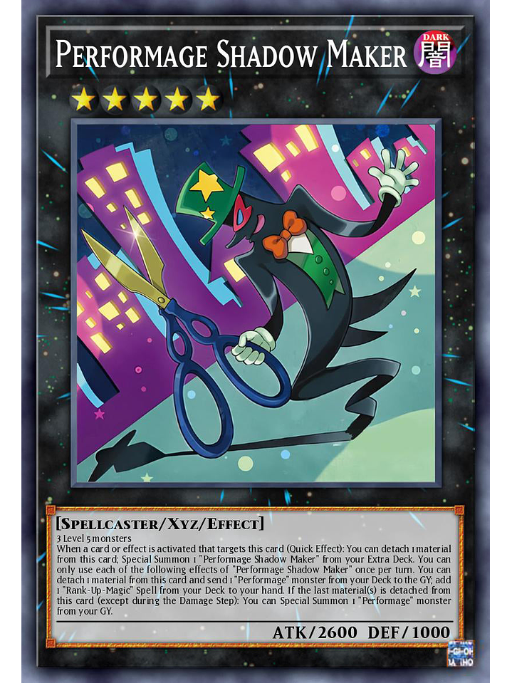 Performage Shadow Maker - MZTM-EN054 - Super Rare 1st Edition 1