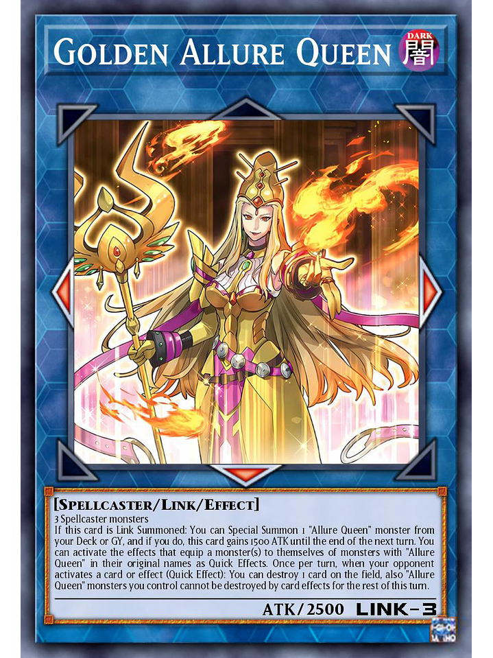 Golden Allure Queen - MZTM-EN058 - Super Rare 1st Edition 1