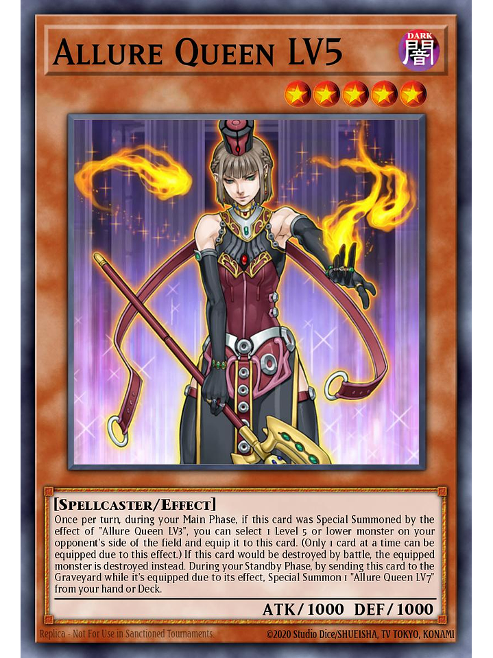 Allure Queen LV5 - MZTM-EN064 - Rare 1st Edition 1