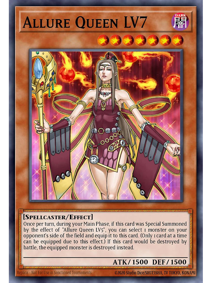 Allure Queen LV7 - MZTM-EN065 - Rare 1st Edition 1