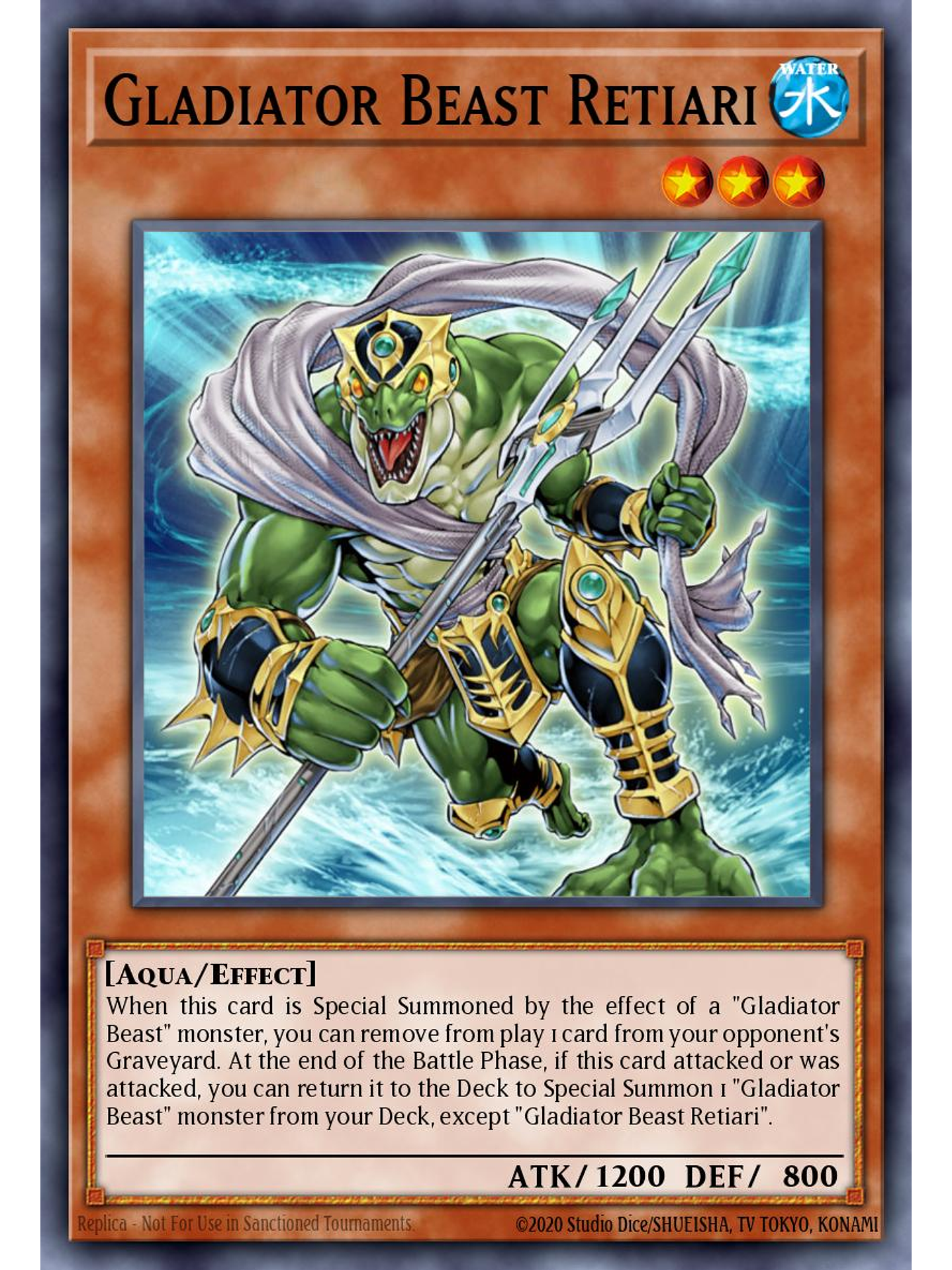 Gladiator Beast Retiari - MZTM-EN070 - Super Rare 1st Edition 1