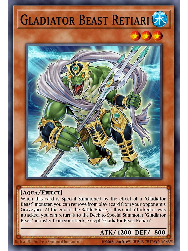 Gladiator Beast Retiari - MZTM-EN070 - Collector's Rare 1st Edition 1