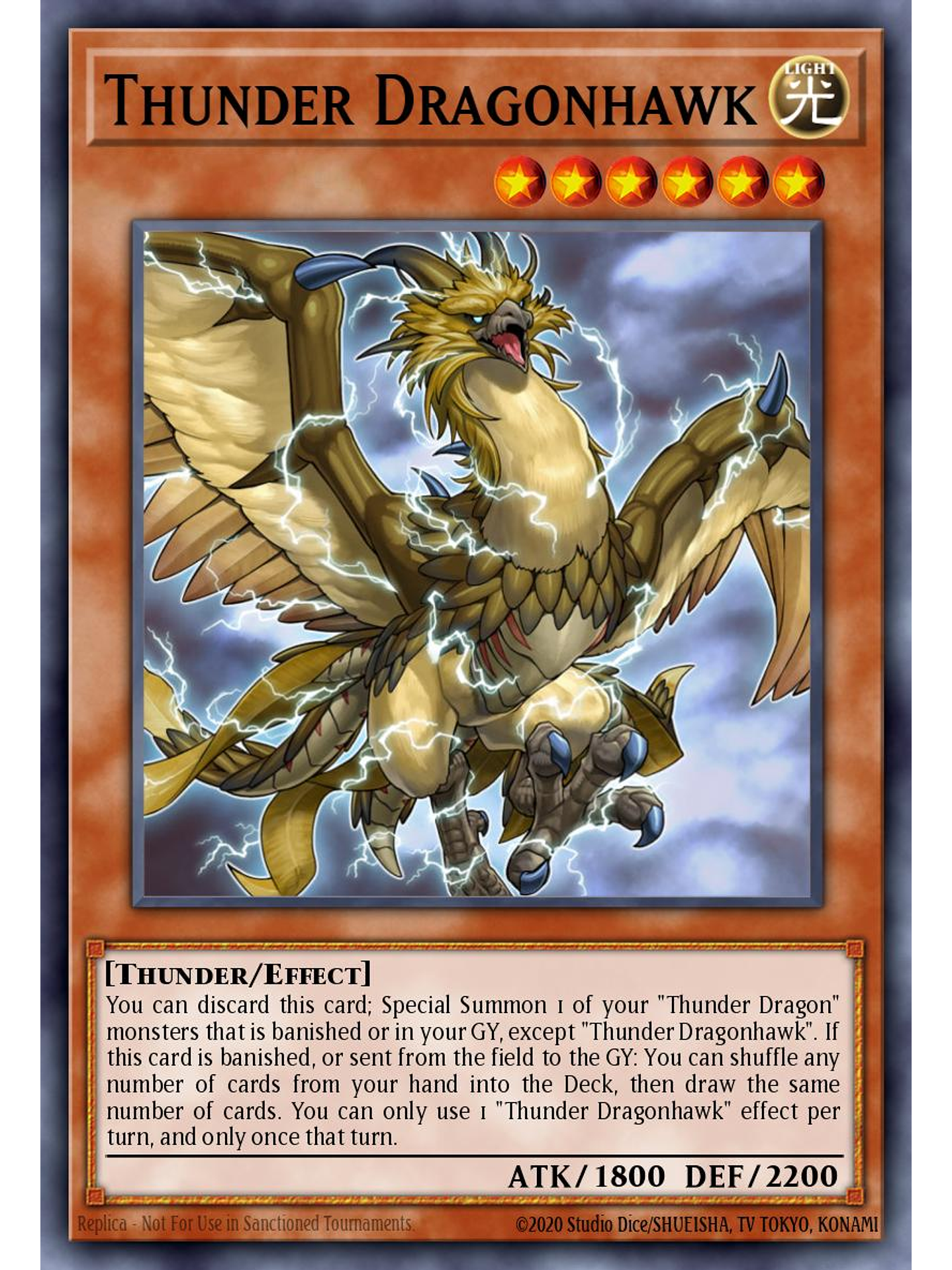 Thunder Dragonhawk - MZTM-EN076 - Rare 1st Edition 1
