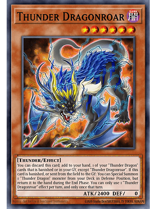 Thunder Dragonroar - MZTM-EN077 - Rare 1st Edition