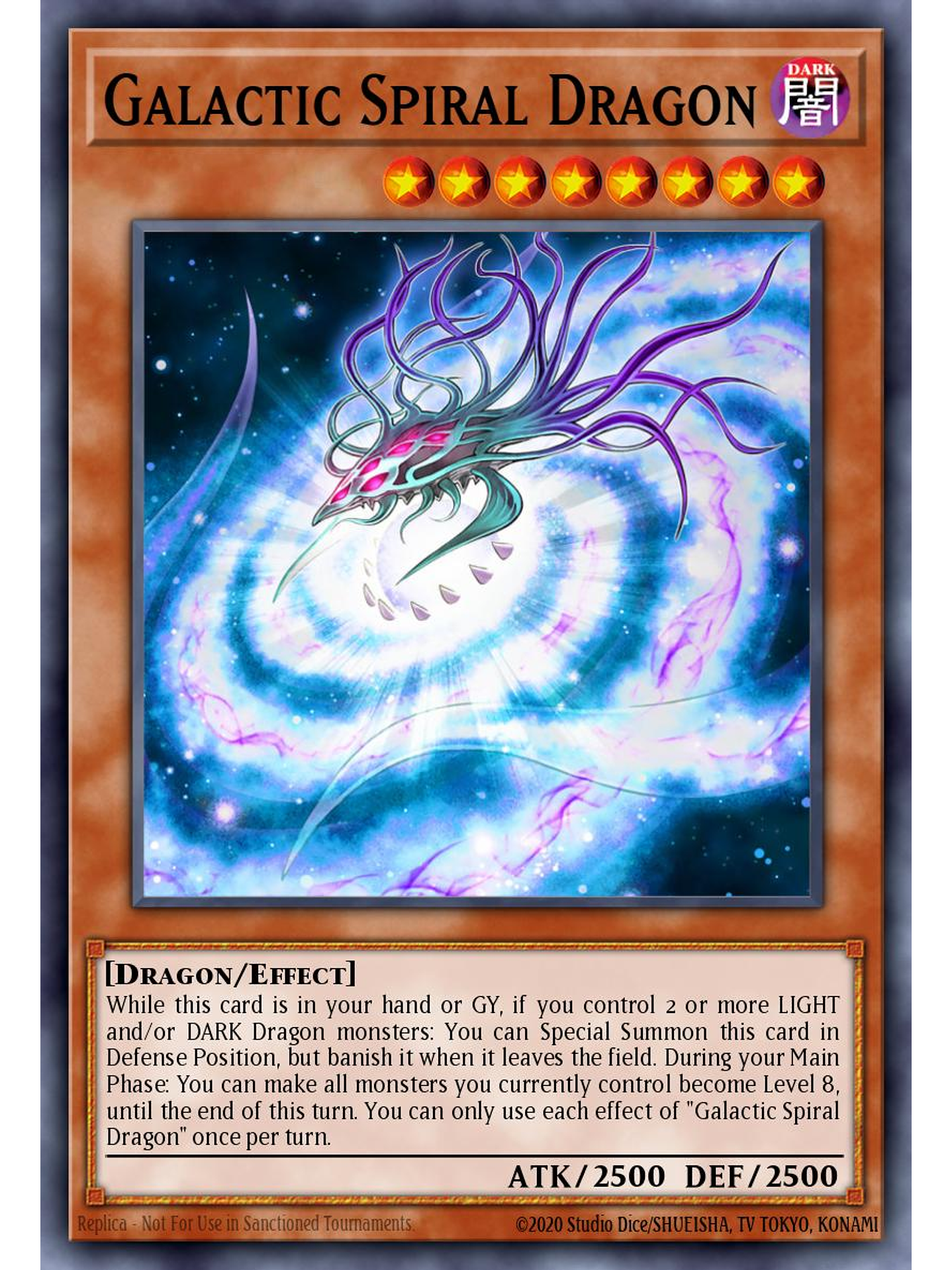 Galactic Spiral Dragon - MZTM-EN079 - Rare 1st Edition 1