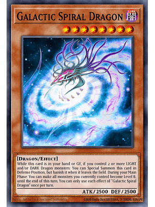 Galactic Spiral Dragon - MZTM-EN079 - Rare 1st Edition