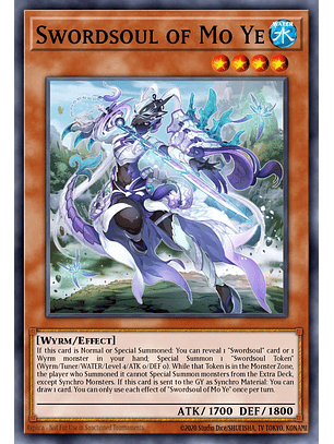Swordsoul of Mo Ye - MZTM-EN080 - Super Rare 1st Edition