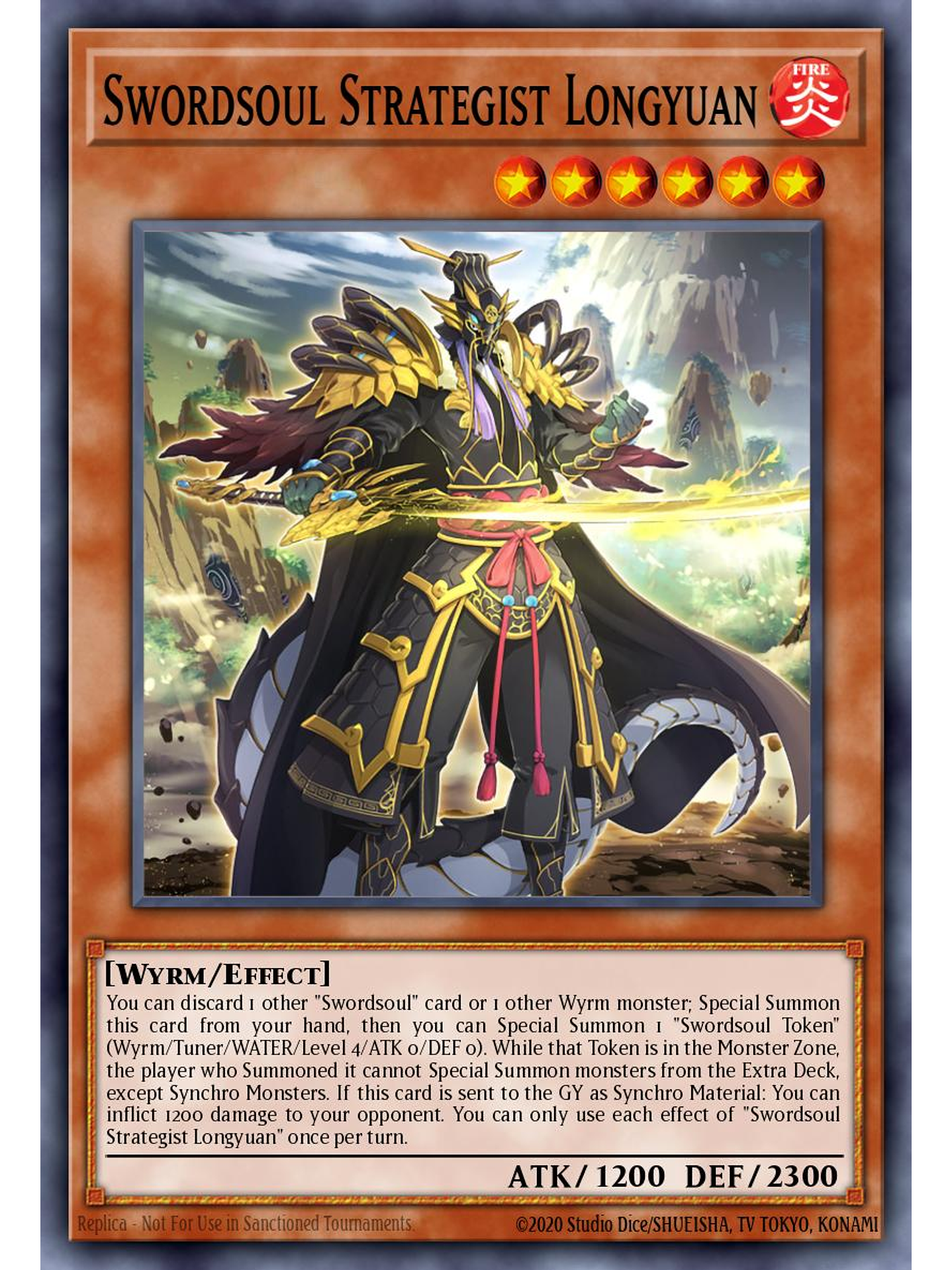 Swordsoul Strategist Longyuan - MZTM-EN082 - Rare 1st Edition 1