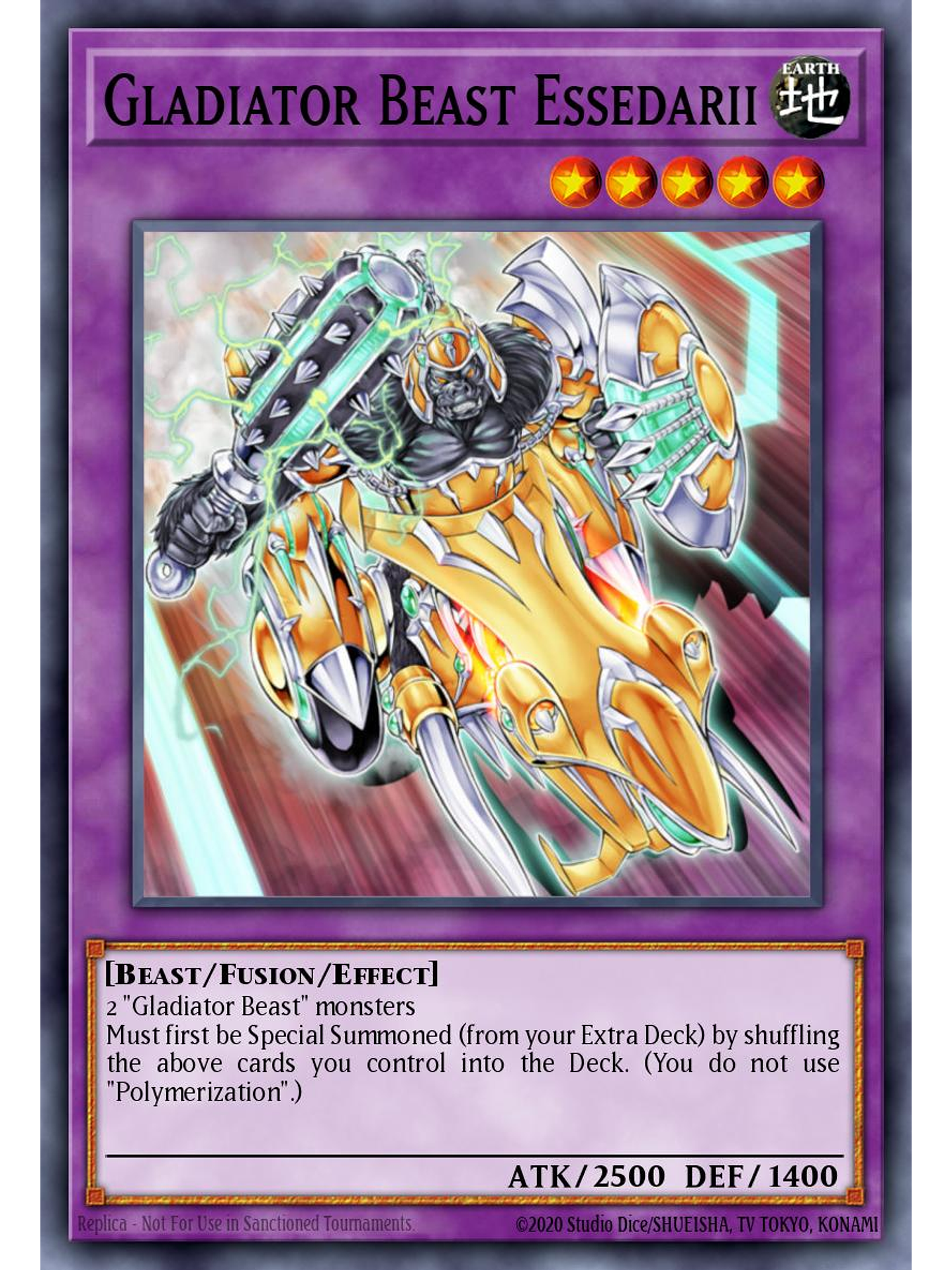 Gladiator Beast Essedarii - MZTM-EN085 - Rare 1st Edition 1