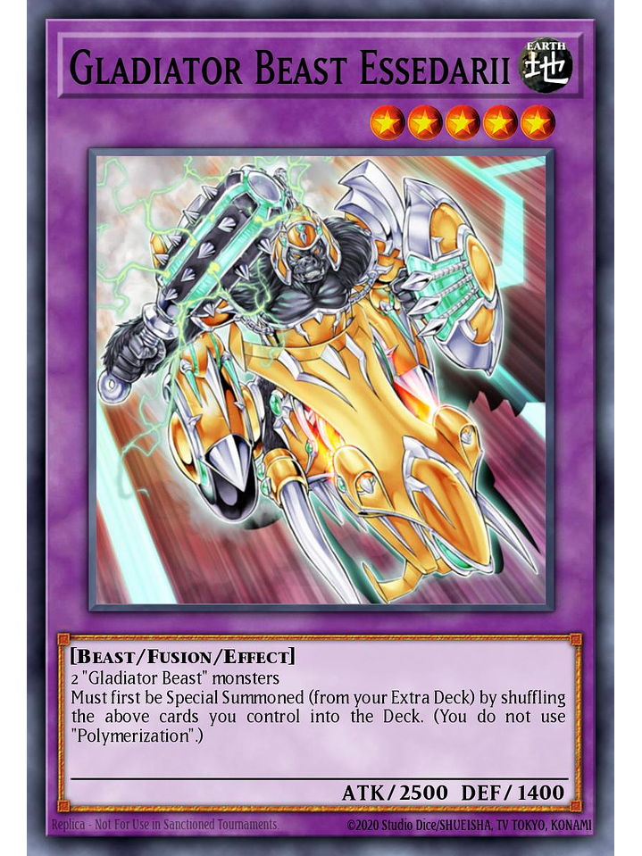 Gladiator Beast Essedarii - MZTM-EN085 - Rare 1st Edition 1