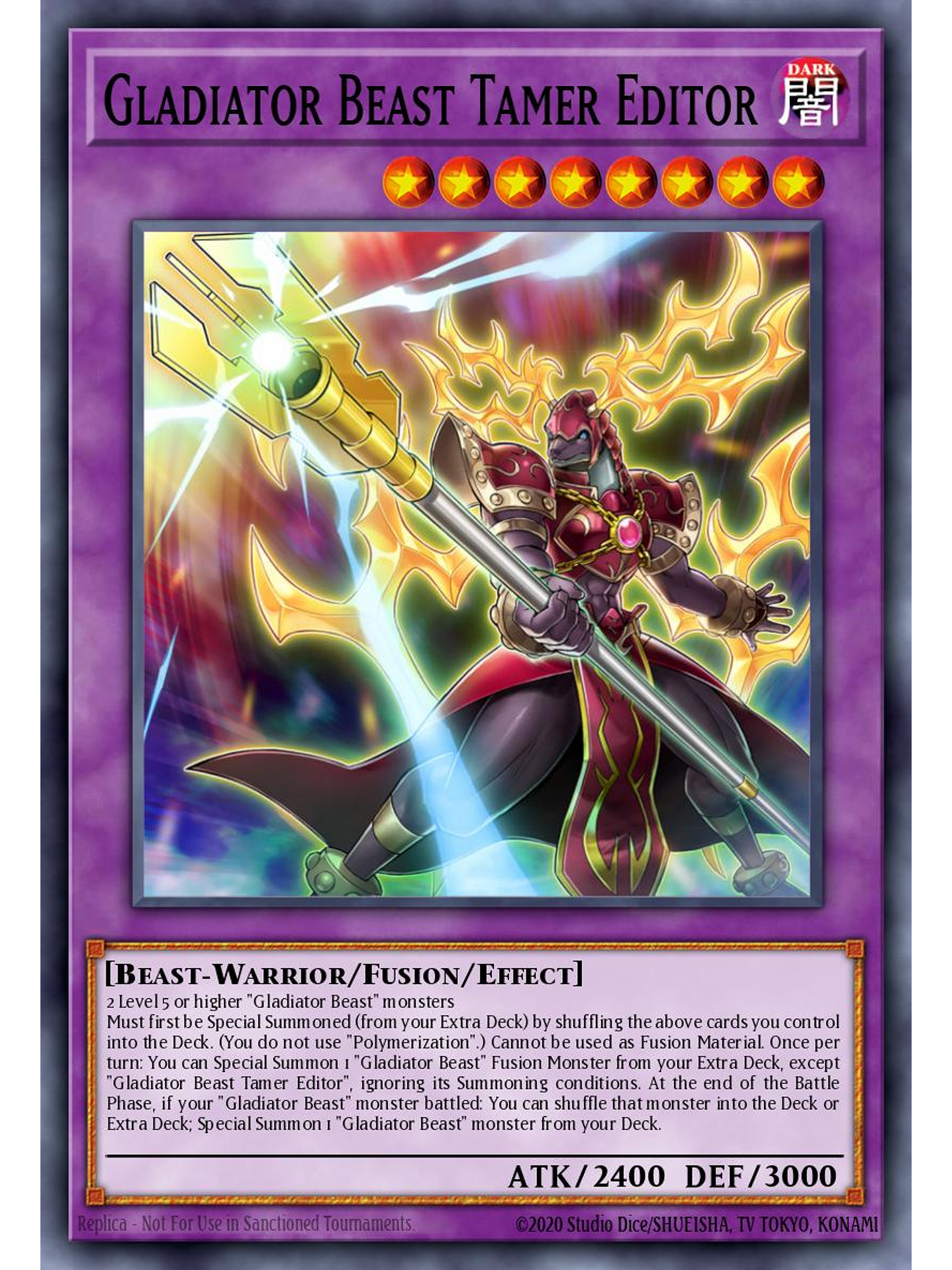 Gladiator Beast Tamer Editor - MZTM-EN086 - Rare 1st Edition 1