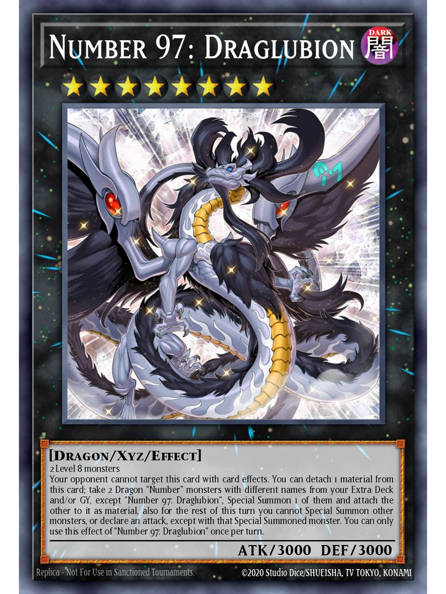 Number 97: Draglubion - MZTM-EN093 - Rare 1st Edition 1