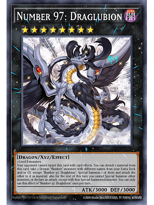 Number 97: Draglubion - MZTM-EN093 - Rare 1st Edition