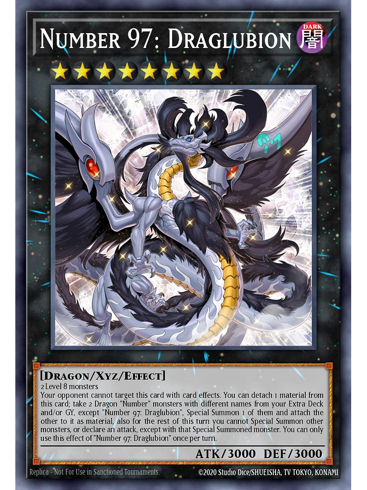 Number 97: Draglubion - MZTM-EN093 - Rare 1st Edition 1