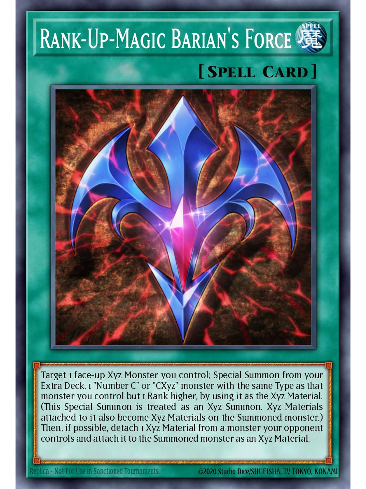 Rank-Up-Magic Barian's Force - MZTM-EN099 - Rare 1st Edition 1