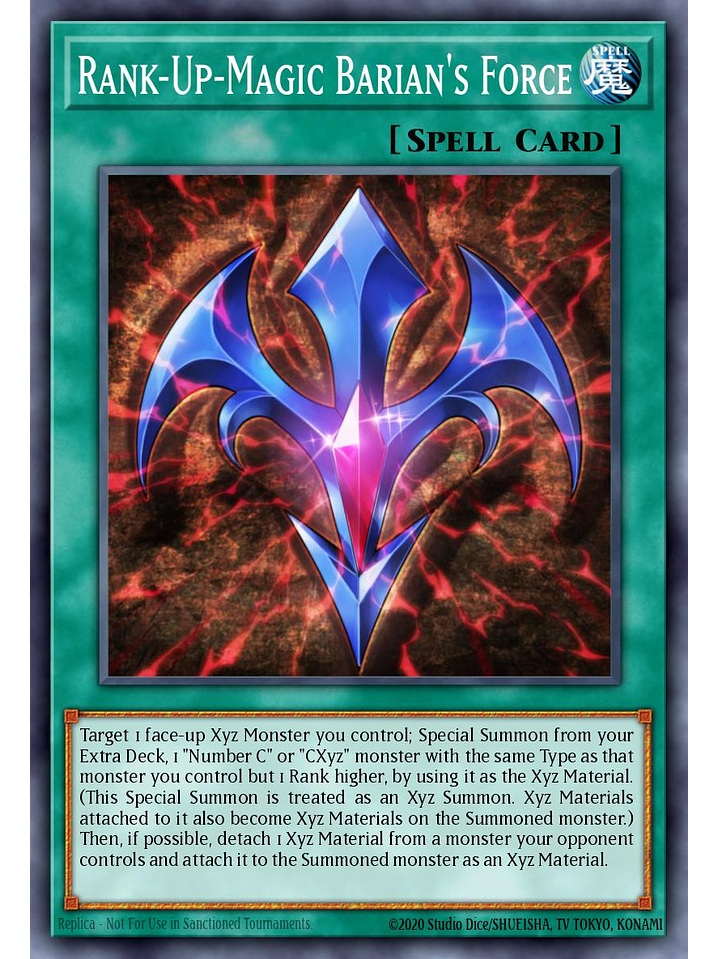Rank-Up-Magic Barian's Force - MZTM-EN099 - Rare 1st Edition 1
