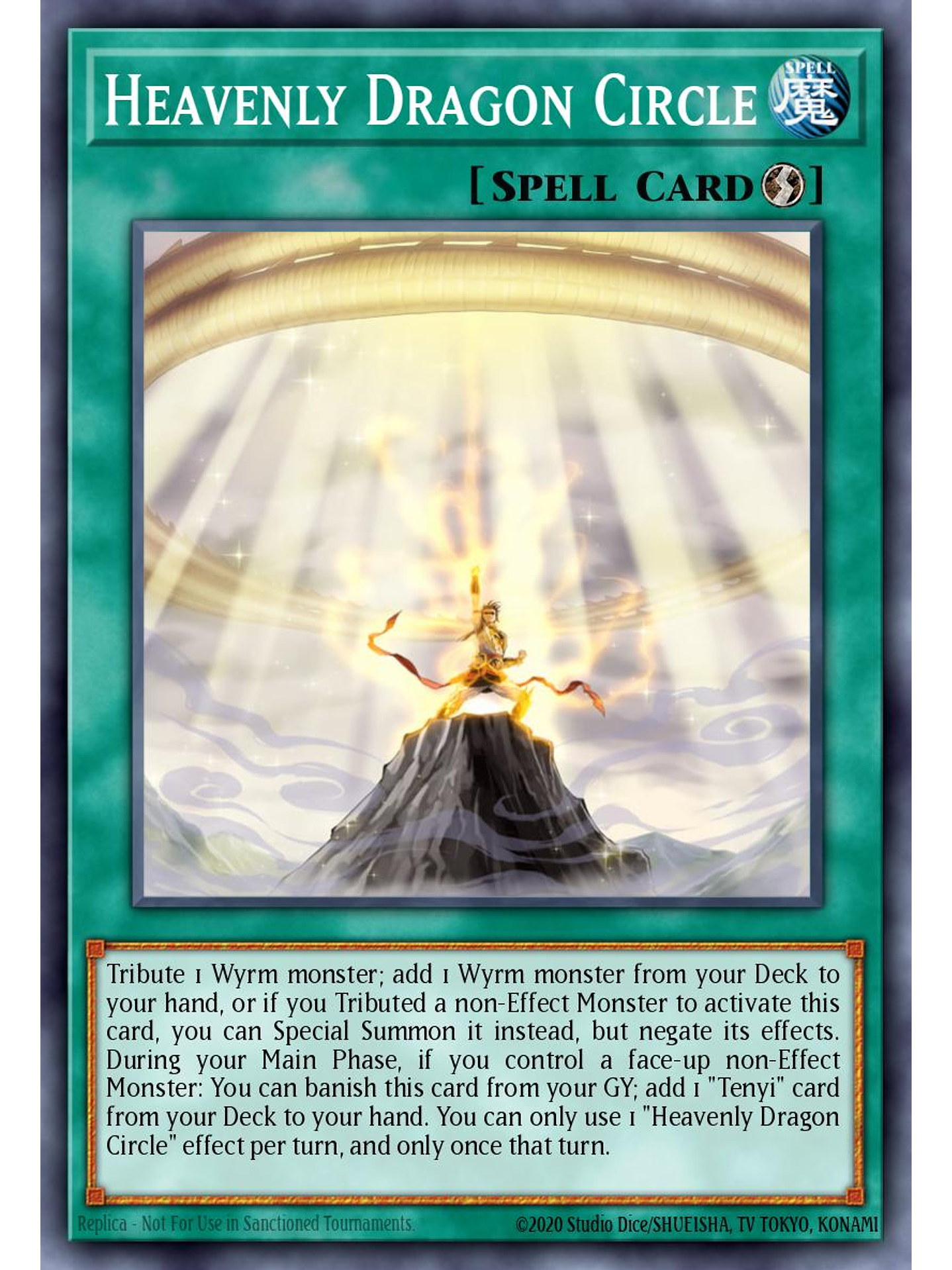 Heavenly Dragon Circle - MZTM-EN102 - Rare 1st Edition 1