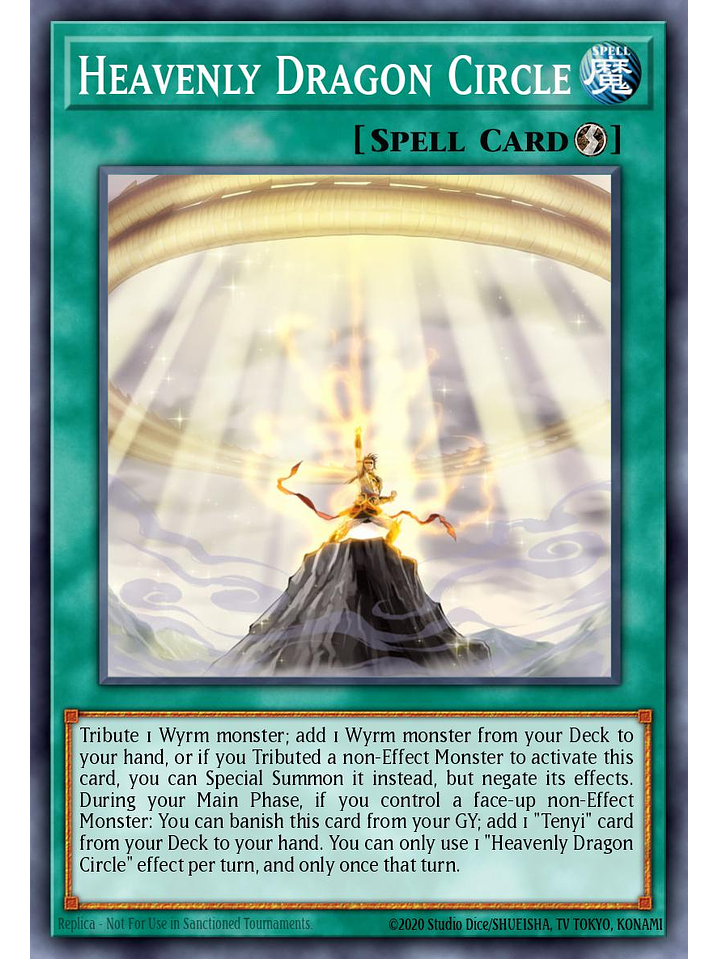 Heavenly Dragon Circle - MZTM-EN102 - Rare 1st Edition 1