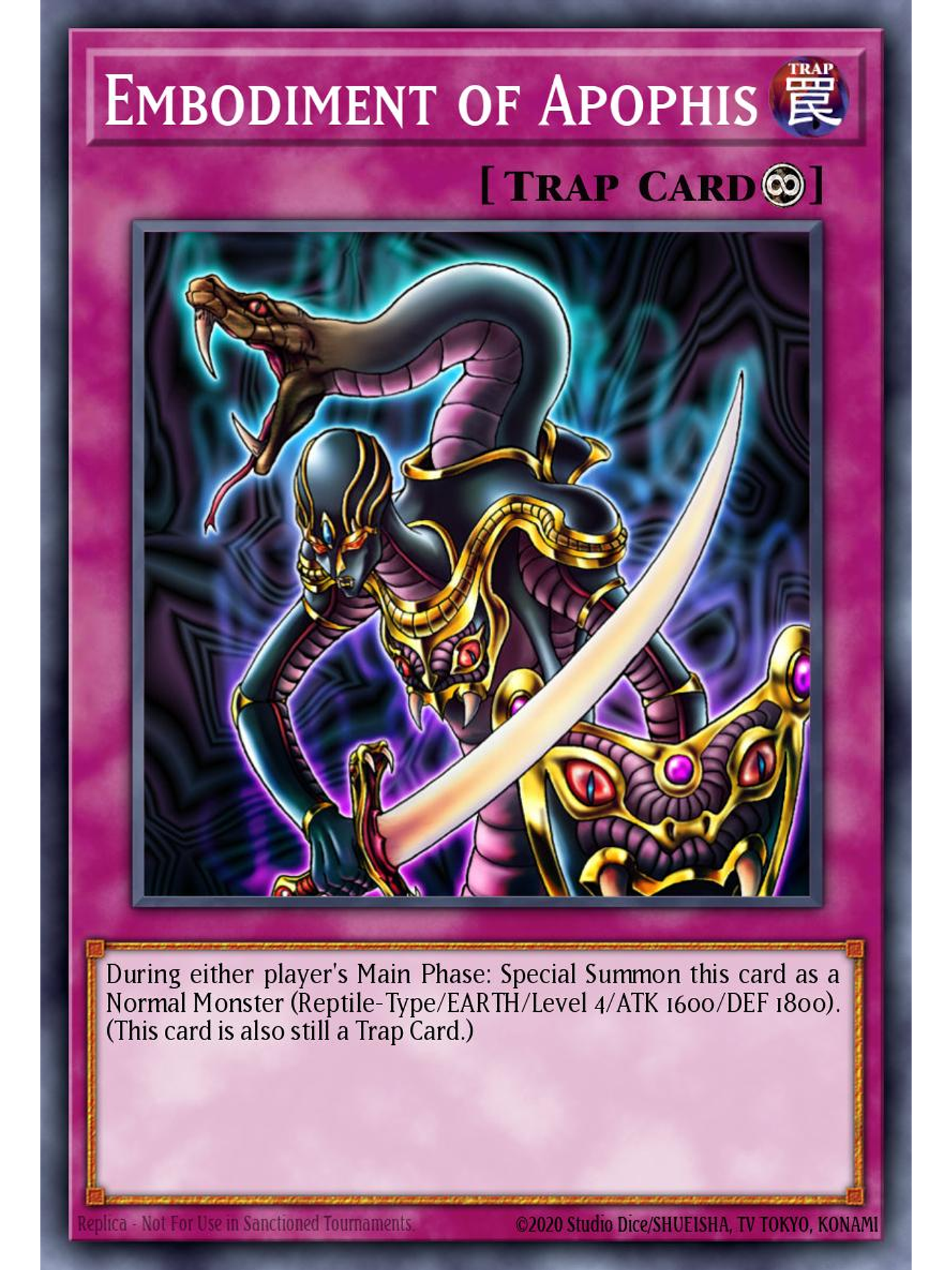 Embodiment of Apophis - MZTM-EN104 - Rare 1st Edition 1