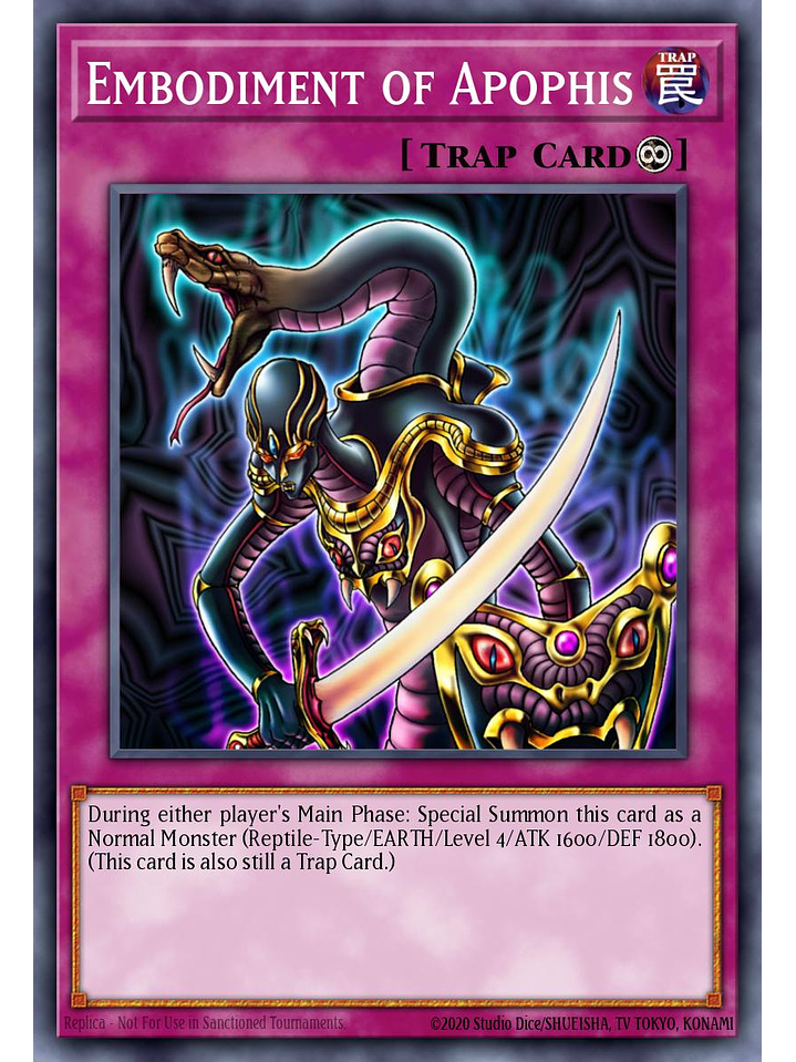 Embodiment of Apophis - MZTM-EN104 - Rare 1st Edition 1