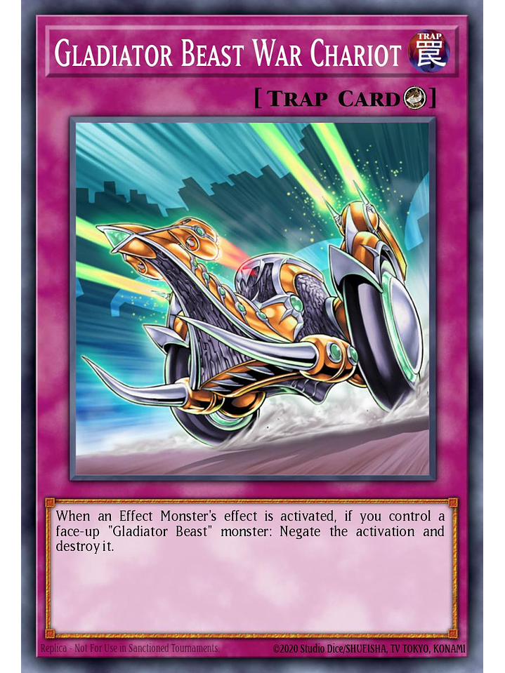 Gladiator Beast War Chariot - MZTM-EN105 - Rare 1st Edition 1