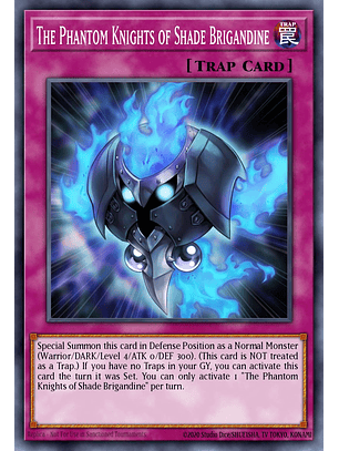 The Phantom Knights of Shade Brigandine - MZTM-EN107 - Rare 1st Edition