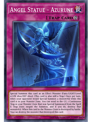 Angel Statue - Azurune - MZTM-EN109 - Rare 1st Edition